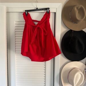 Maeve Red Mini Skirt